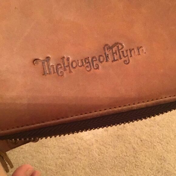 Vintage House Of Flynn Unisex Leather travelers wallet - Picture 4 of 4